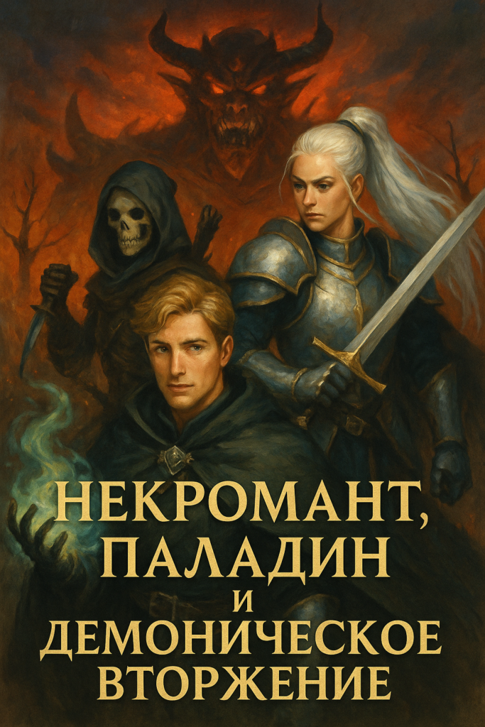 Обложка книги Некромант, Паладин и демоническое вторжение
